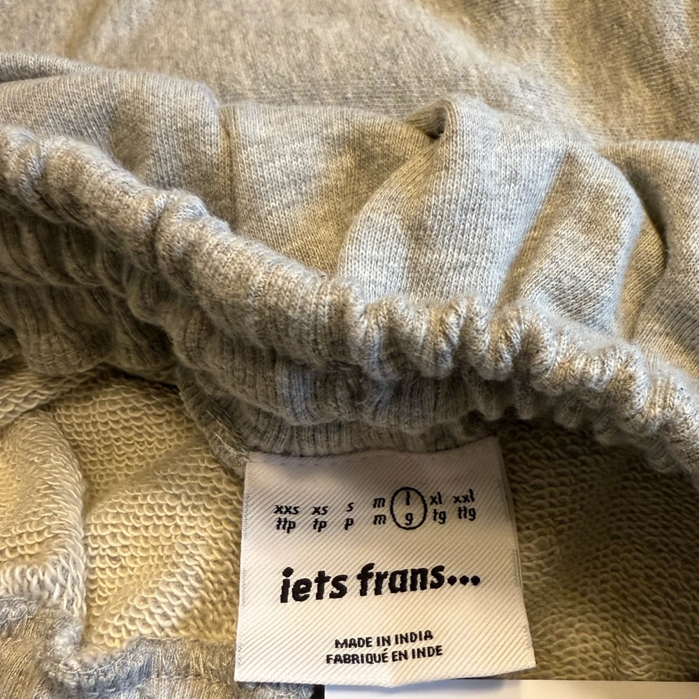 iets frans Harri Wide Leg Jogger Pant Gray Urban Outfitters - Picture 4 of 9